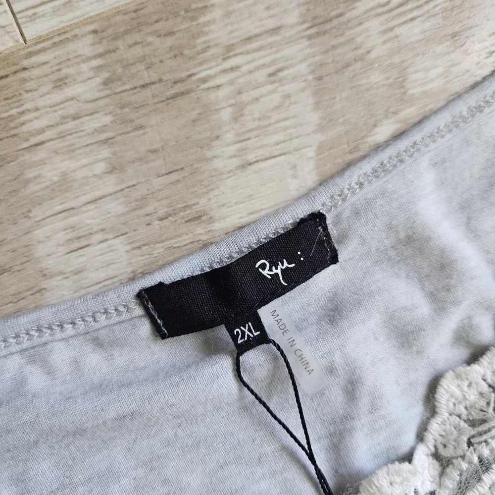 NWT Archer+Arrow Lace Overlay Midi Dress - Picture 13 of 16